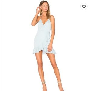 Sold out online Lovers + Friends sky wrap dress